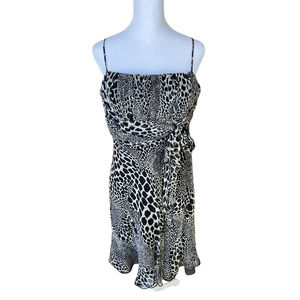 Laundry by Shelli Segal silk animal print dress